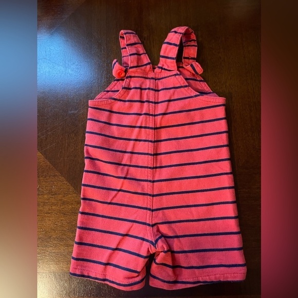 Carter’s | Baby 2-Piece Boat Tee & Shortall Set Red | baby boy 18 mo - Picture 9 of 11